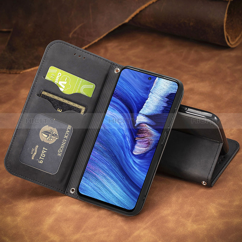 Custodia Portafoglio In Pelle Cover con Supporto S08D per Xiaomi POCO M3 Pro 5G