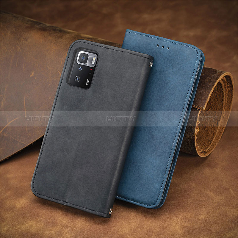 Custodia Portafoglio In Pelle Cover con Supporto S08D per Xiaomi Poco X3 GT 5G