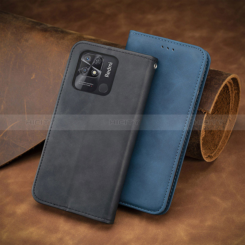 Custodia Portafoglio In Pelle Cover con Supporto S08D per Xiaomi Redmi 10C 4G