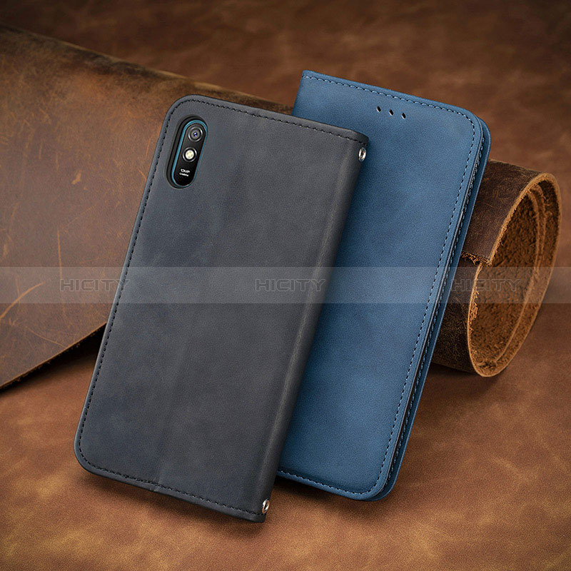 Custodia Portafoglio In Pelle Cover con Supporto S08D per Xiaomi Redmi 9A