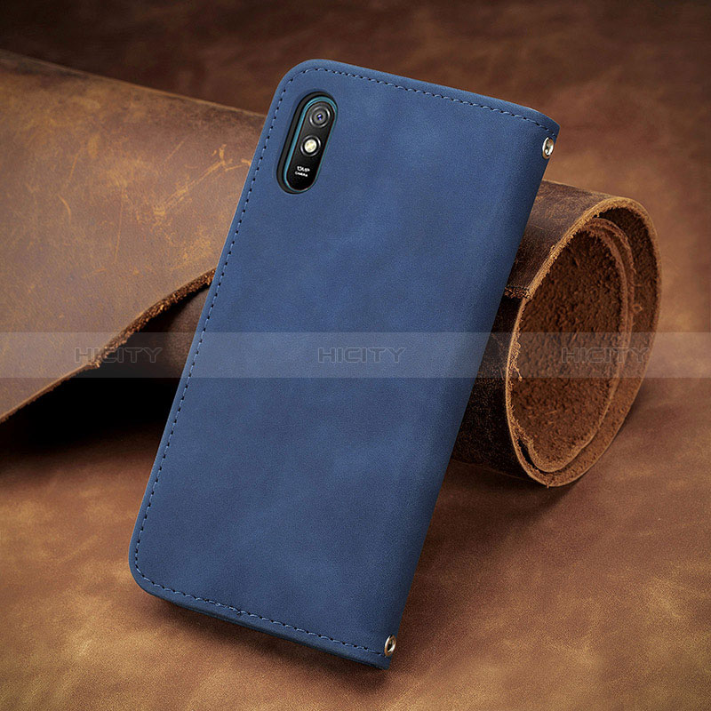 Custodia Portafoglio In Pelle Cover con Supporto S08D per Xiaomi Redmi 9A