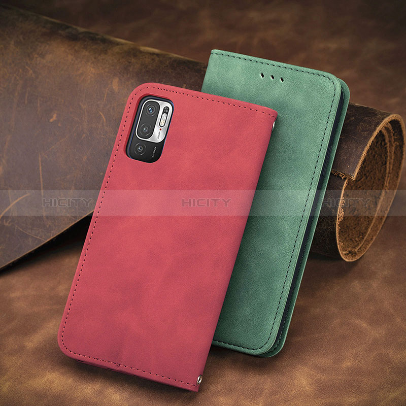 Custodia Portafoglio In Pelle Cover con Supporto S08D per Xiaomi Redmi Note 10 5G