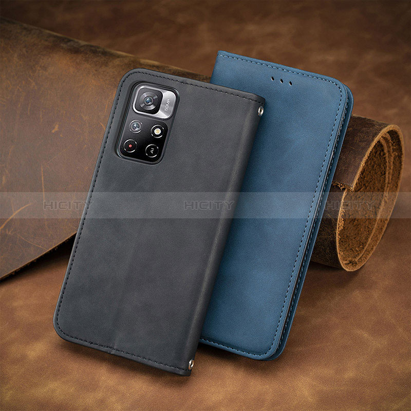 Custodia Portafoglio In Pelle Cover con Supporto S08D per Xiaomi Redmi Note 11 5G