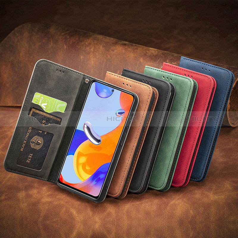 Custodia Portafoglio In Pelle Cover con Supporto S08D per Xiaomi Redmi Note 11 Pro 4G