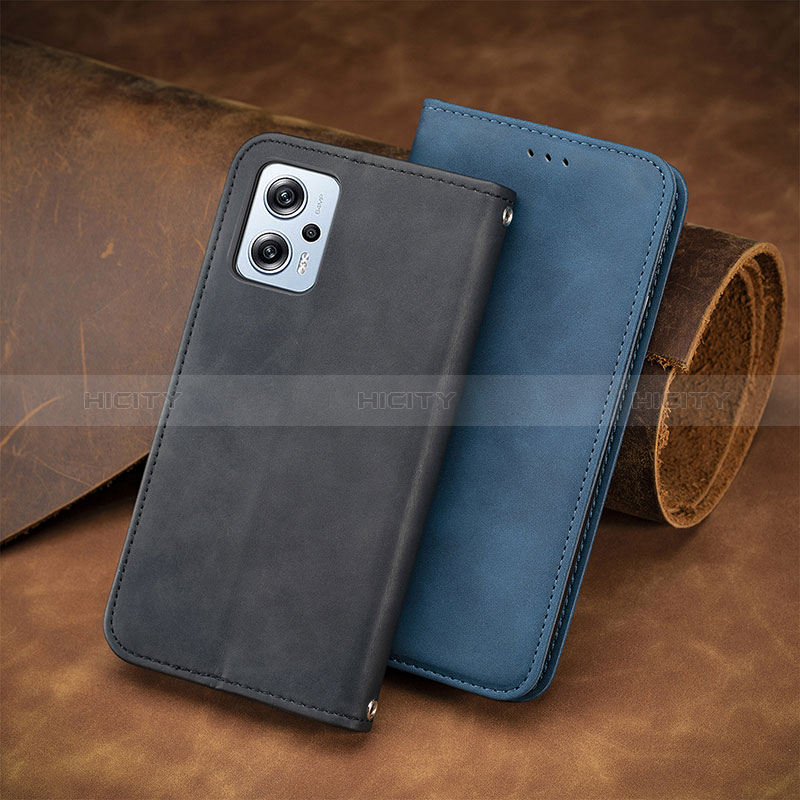 Custodia Portafoglio In Pelle Cover con Supporto S08D per Xiaomi Redmi Note 11 Pro+ Plus 5G