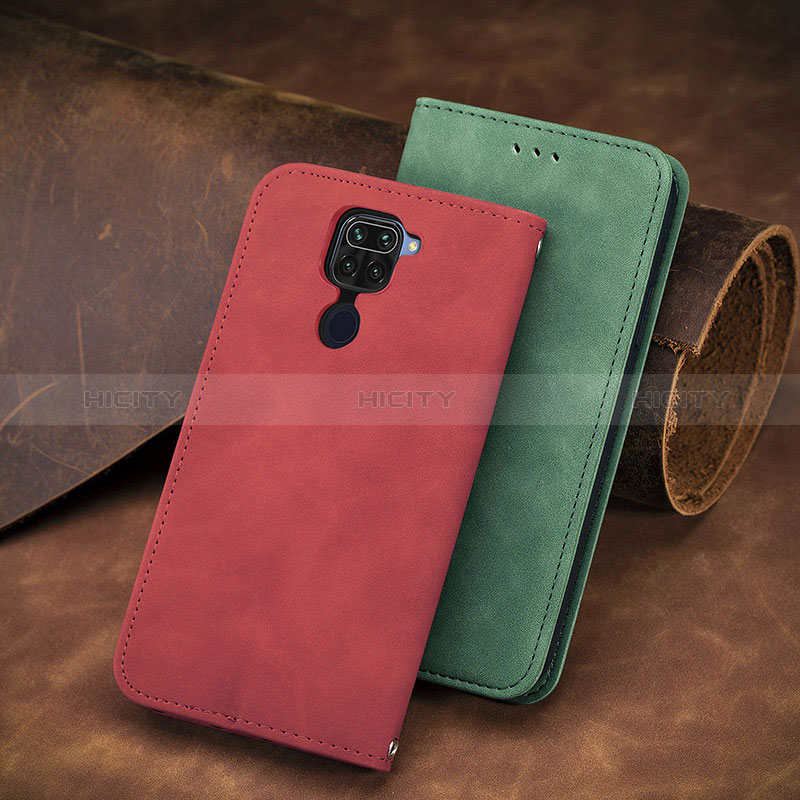 Custodia Portafoglio In Pelle Cover con Supporto S08D per Xiaomi Redmi Note 9