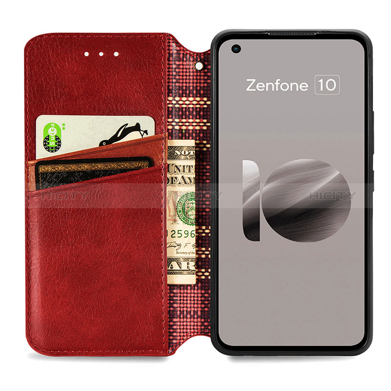 Custodia Portafoglio In Pelle Cover con Supporto S09D per Asus ZenFone 10