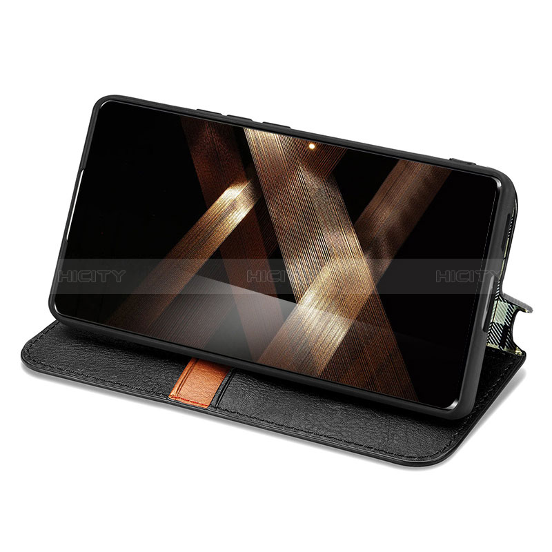 Custodia Portafoglio In Pelle Cover con Supporto S09D per Huawei Honor X7b