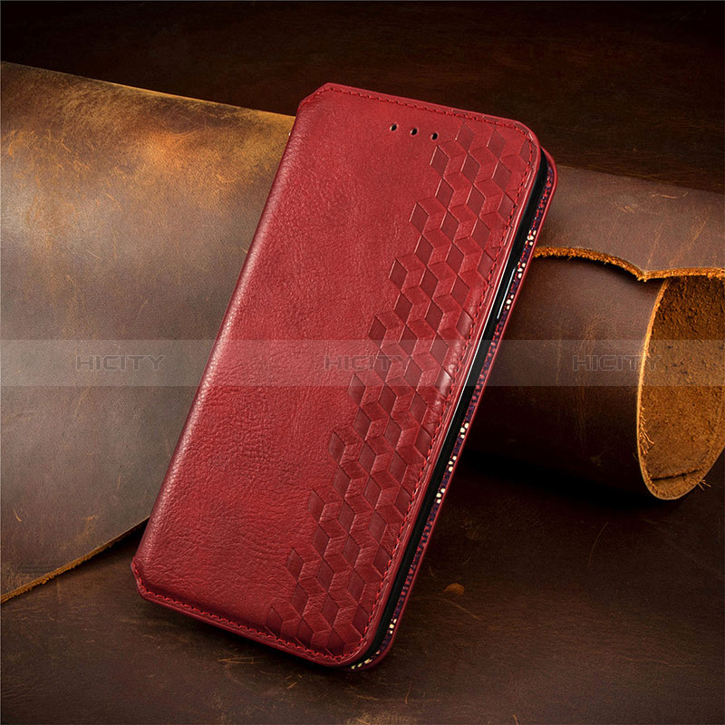 Custodia Portafoglio In Pelle Cover con Supporto S09D per Huawei Nova 10 SE Rosso