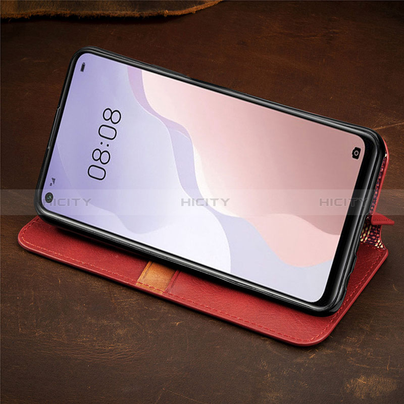 Custodia Portafoglio In Pelle Cover con Supporto S09D per Huawei Nova 7 SE 5G