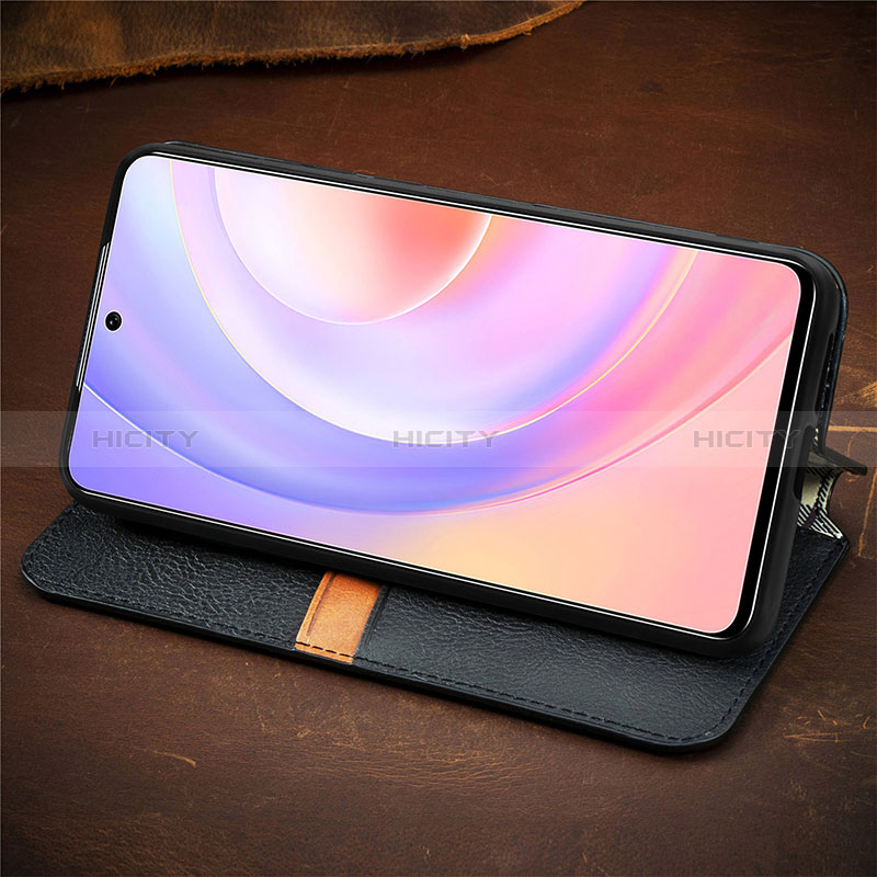 Custodia Portafoglio In Pelle Cover con Supporto S09D per Huawei Nova 9 SE