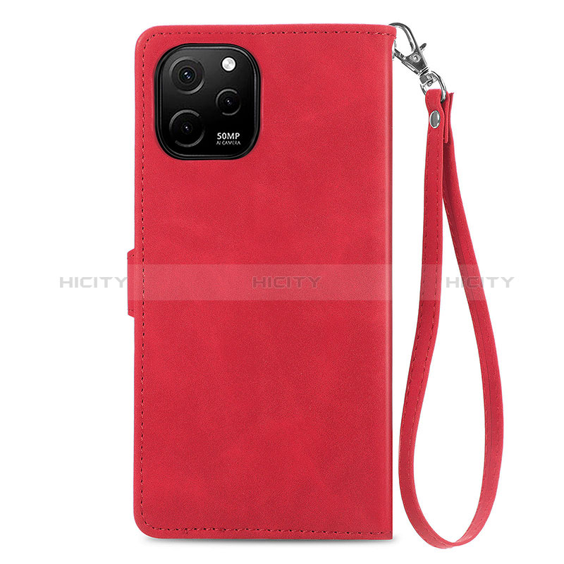 Custodia Portafoglio In Pelle Cover con Supporto S09D per Huawei Nova Y61