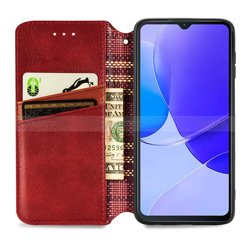 Custodia Portafoglio In Pelle Cover con Supporto S09D per Huawei Nova Y91