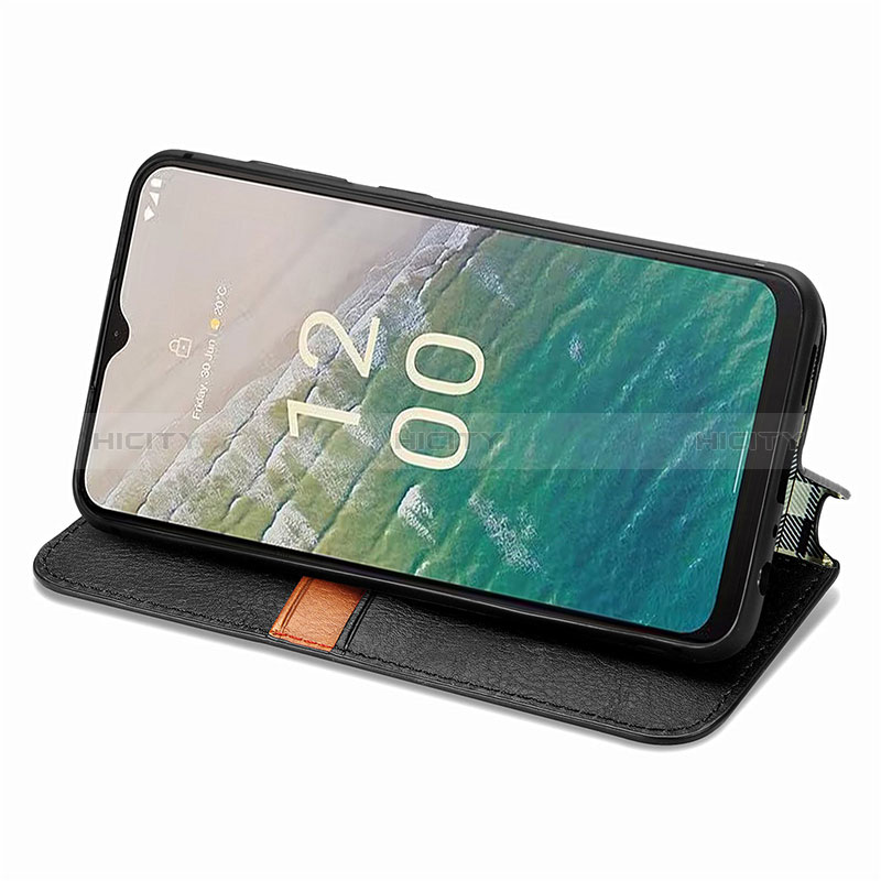 Custodia Portafoglio In Pelle Cover con Supporto S09D per Nokia C32