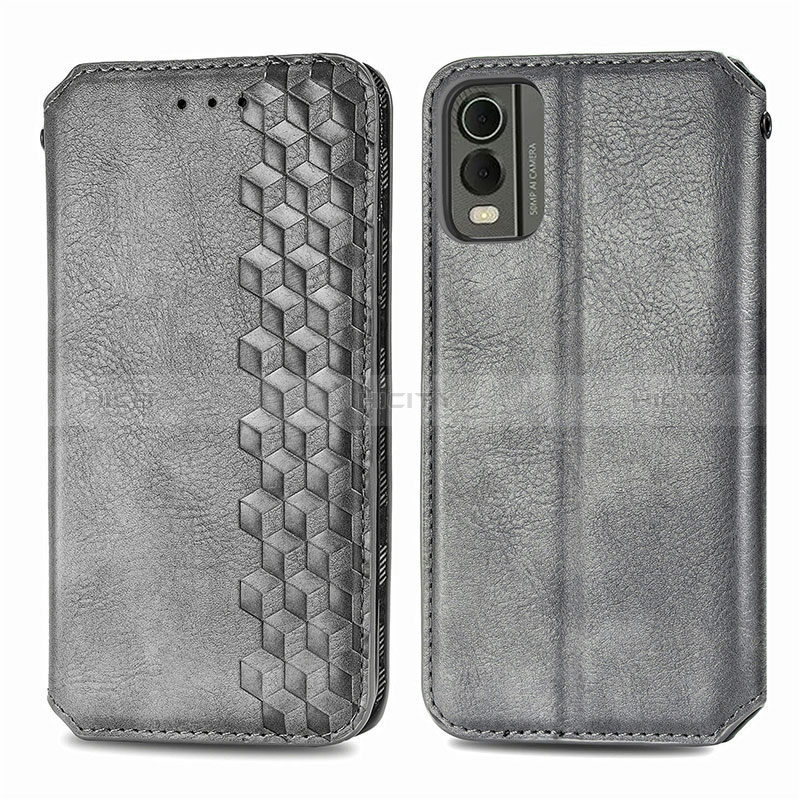 Custodia Portafoglio In Pelle Cover con Supporto S09D per Nokia C32