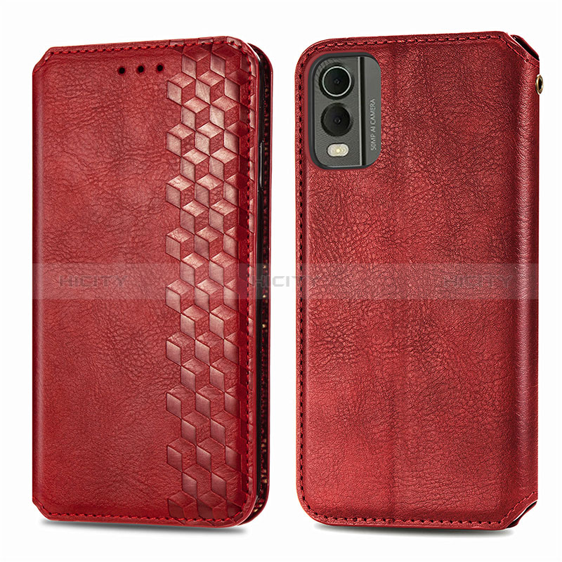 Custodia Portafoglio In Pelle Cover con Supporto S09D per Nokia C32