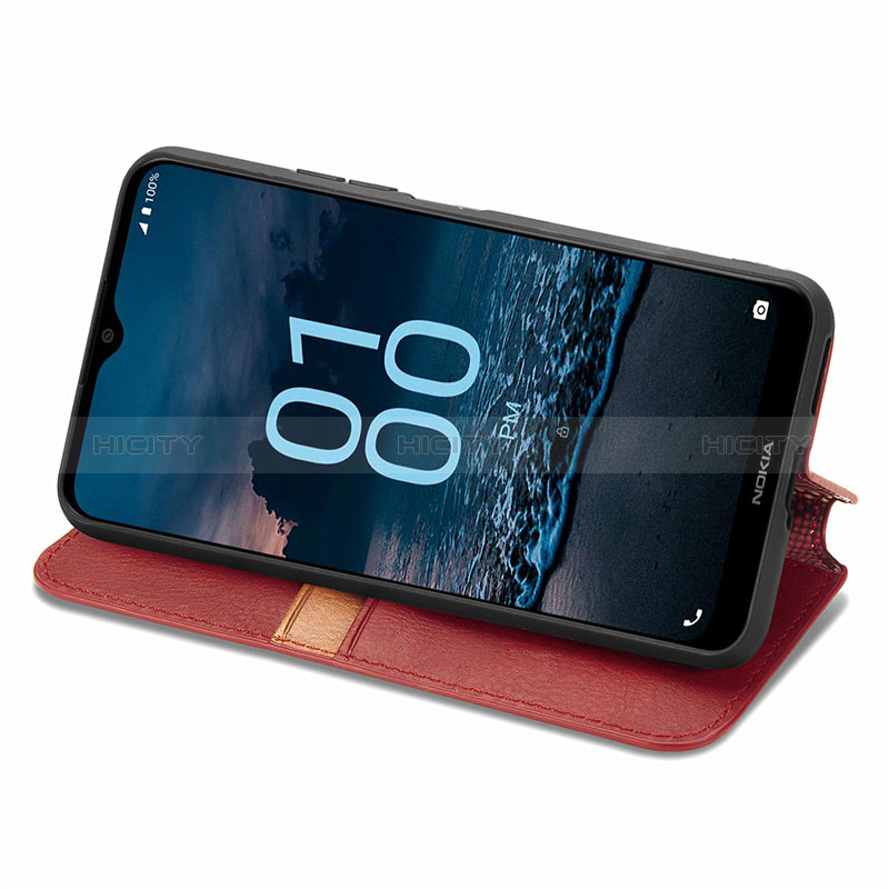 Custodia Portafoglio In Pelle Cover con Supporto S09D per Nokia G100