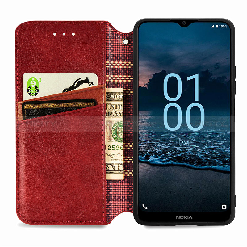 Custodia Portafoglio In Pelle Cover con Supporto S09D per Nokia G100