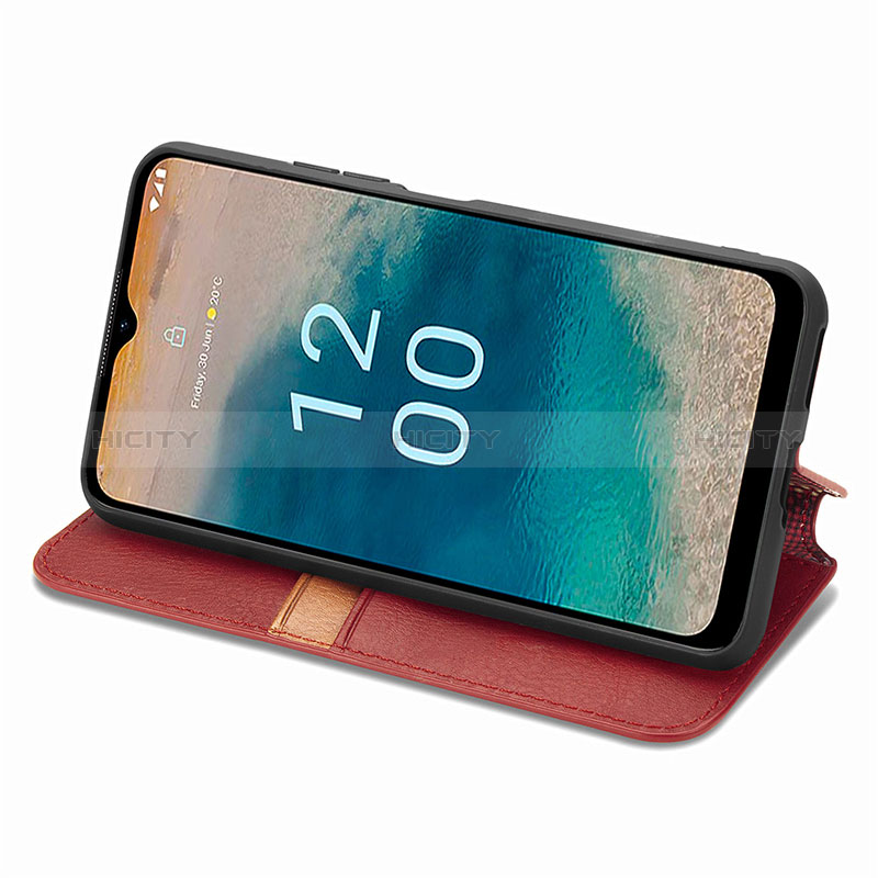 Custodia Portafoglio In Pelle Cover con Supporto S09D per Nokia G22