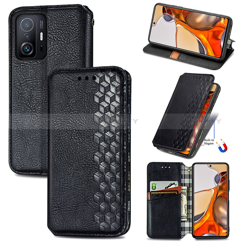 Custodia Portafoglio In Pelle Cover con Supporto S09D per Xiaomi Mi 11T Pro 5G