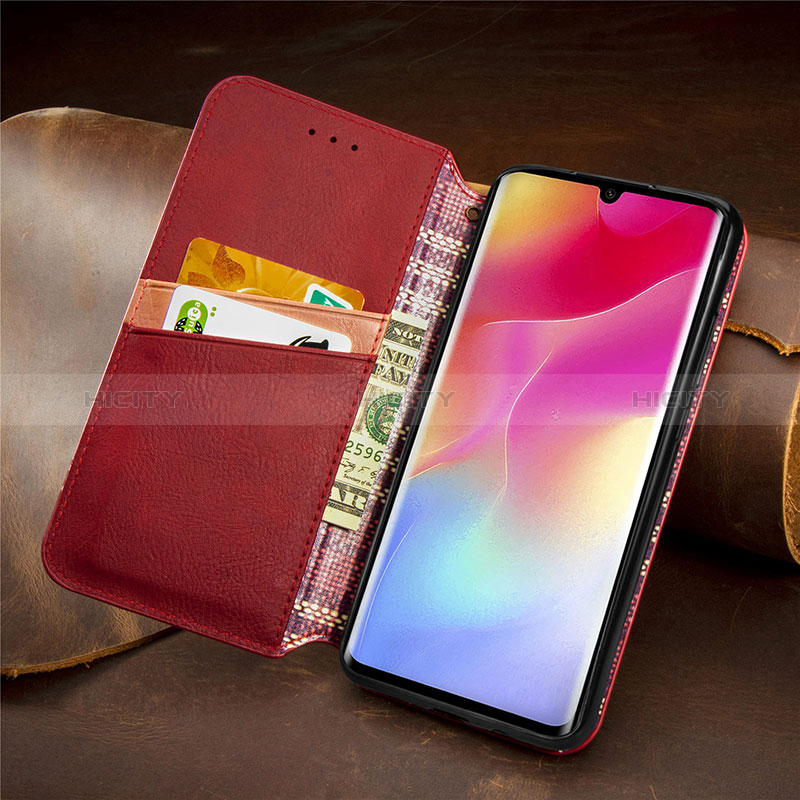 Custodia Portafoglio In Pelle Cover con Supporto S09D per Xiaomi Mi Note 10 Lite