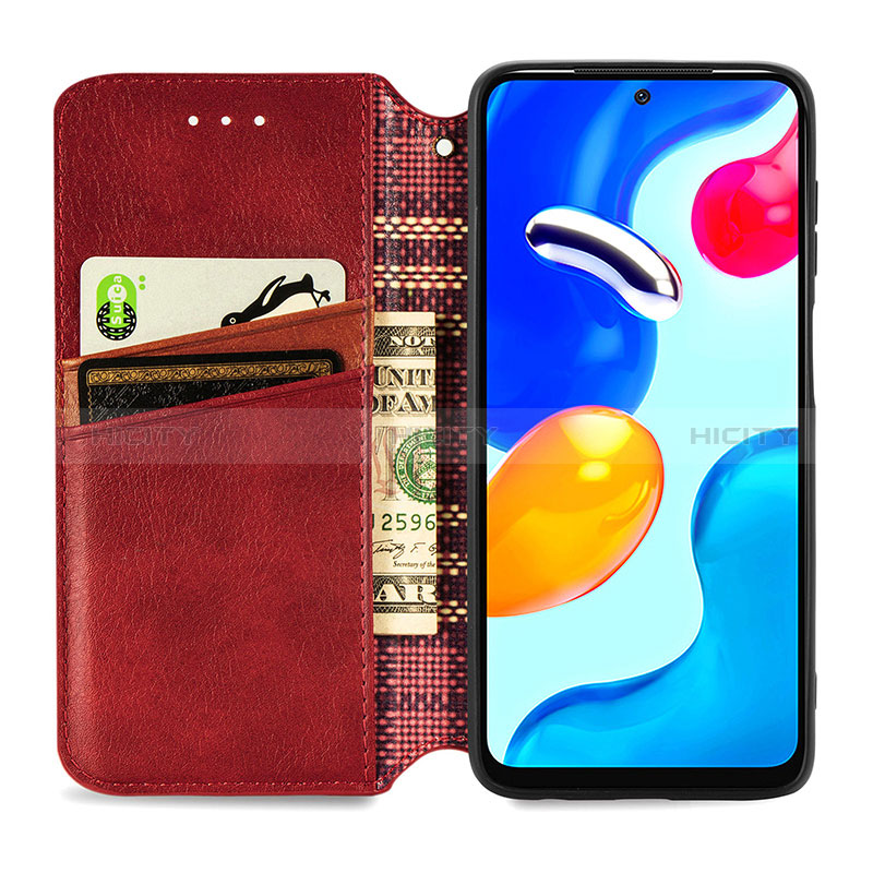 Custodia Portafoglio In Pelle Cover con Supporto S09D per Xiaomi Redmi Note 11S 4G