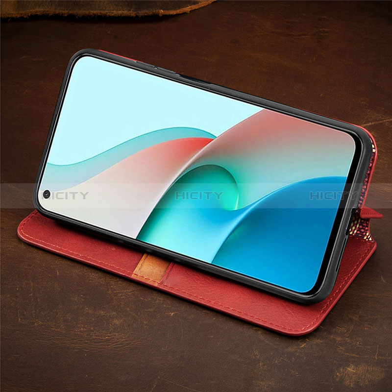 Custodia Portafoglio In Pelle Cover con Supporto S09D per Xiaomi Redmi Note 9 5G