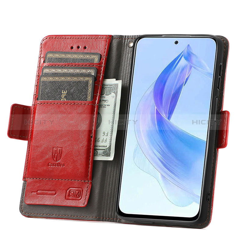 Custodia Portafoglio In Pelle Cover con Supporto S10D per Huawei Honor 90 Lite 5G