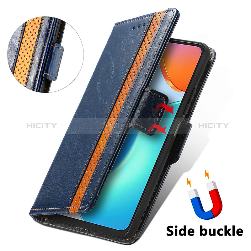 Custodia Portafoglio In Pelle Cover con Supporto S10D per Huawei Honor X7