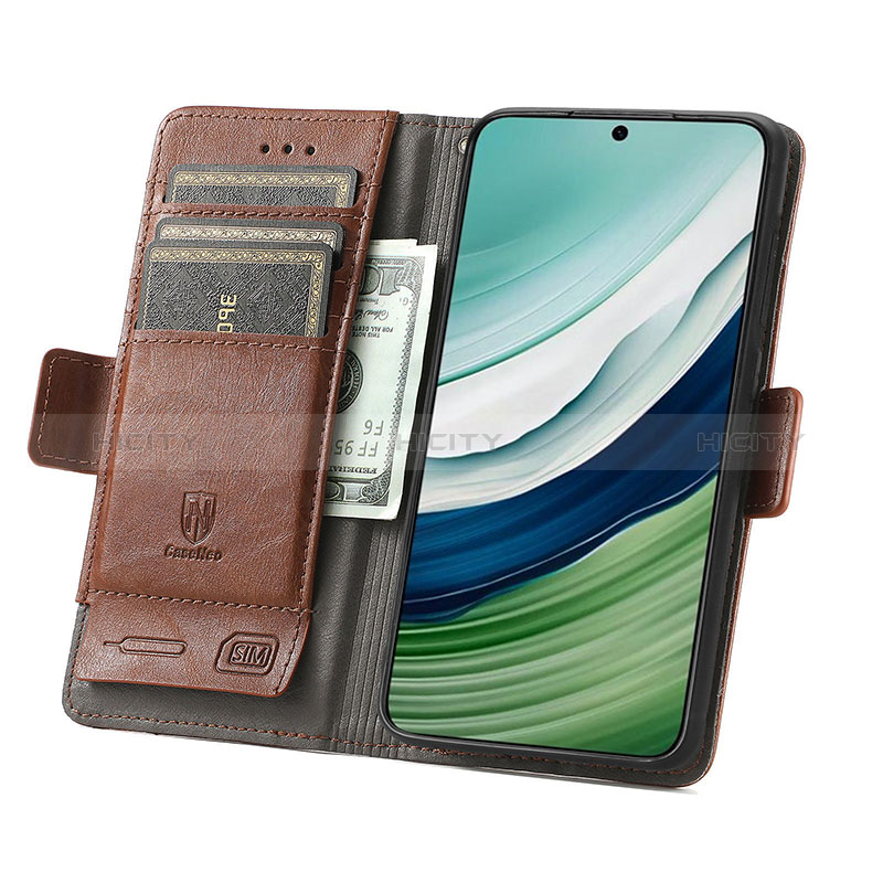 Custodia Portafoglio In Pelle Cover con Supporto S10D per Huawei Mate 60