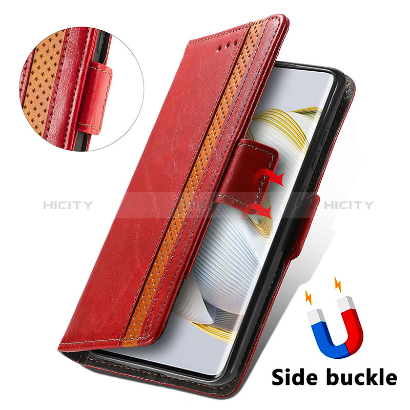 Custodia Portafoglio In Pelle Cover con Supporto S10D per Huawei Nova 10