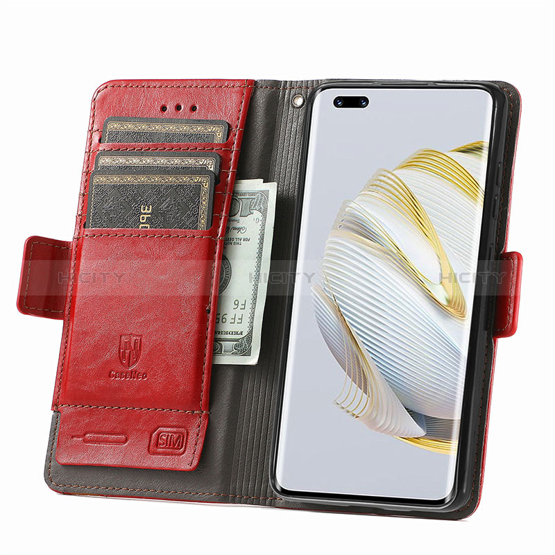 Custodia Portafoglio In Pelle Cover con Supporto S10D per Huawei Nova 10 Pro