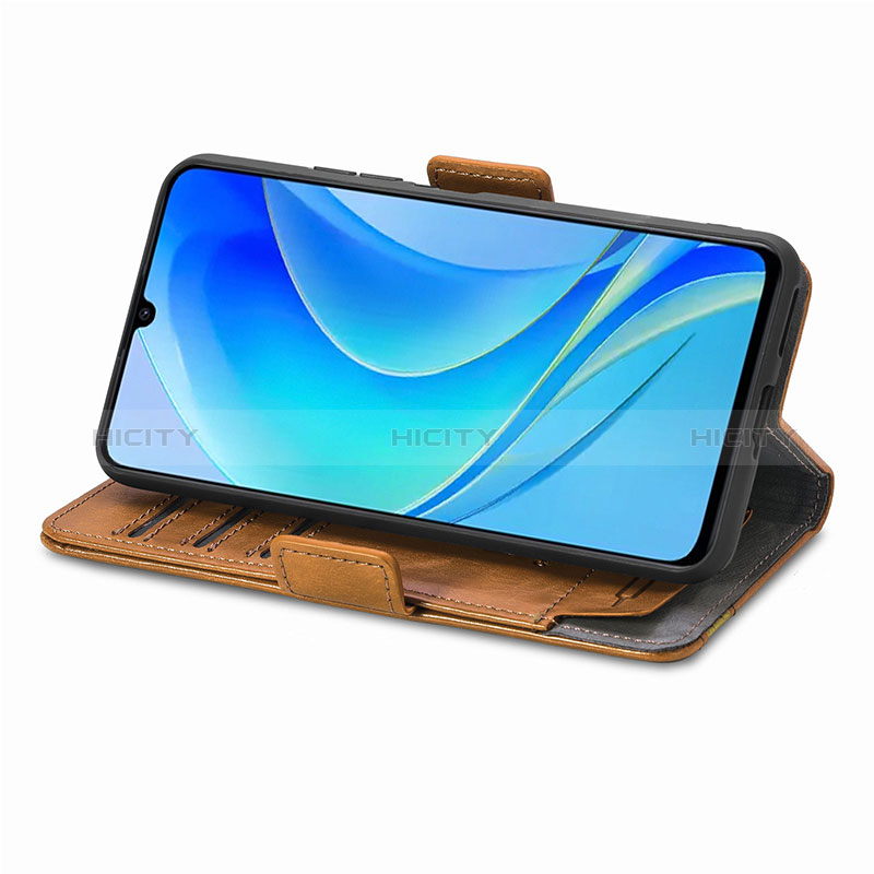 Custodia Portafoglio In Pelle Cover con Supporto S10D per Huawei Nova Y70