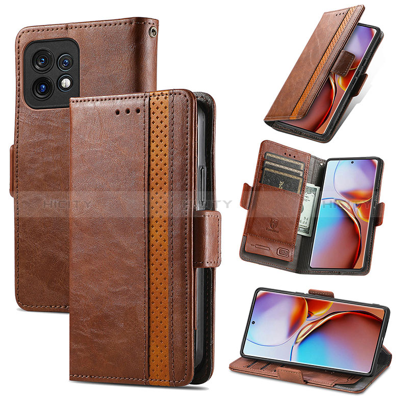 Custodia Portafoglio In Pelle Cover con Supporto S10D per Motorola Moto Edge 40 Pro 5G