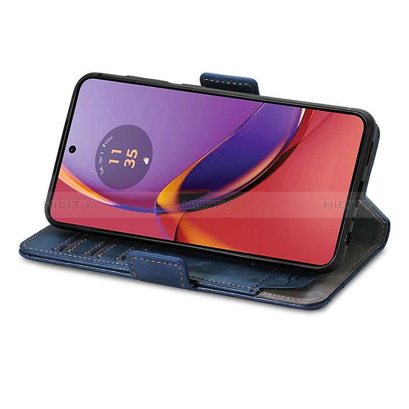 Custodia Portafoglio In Pelle Cover con Supporto S10D per Motorola Moto G84 5G