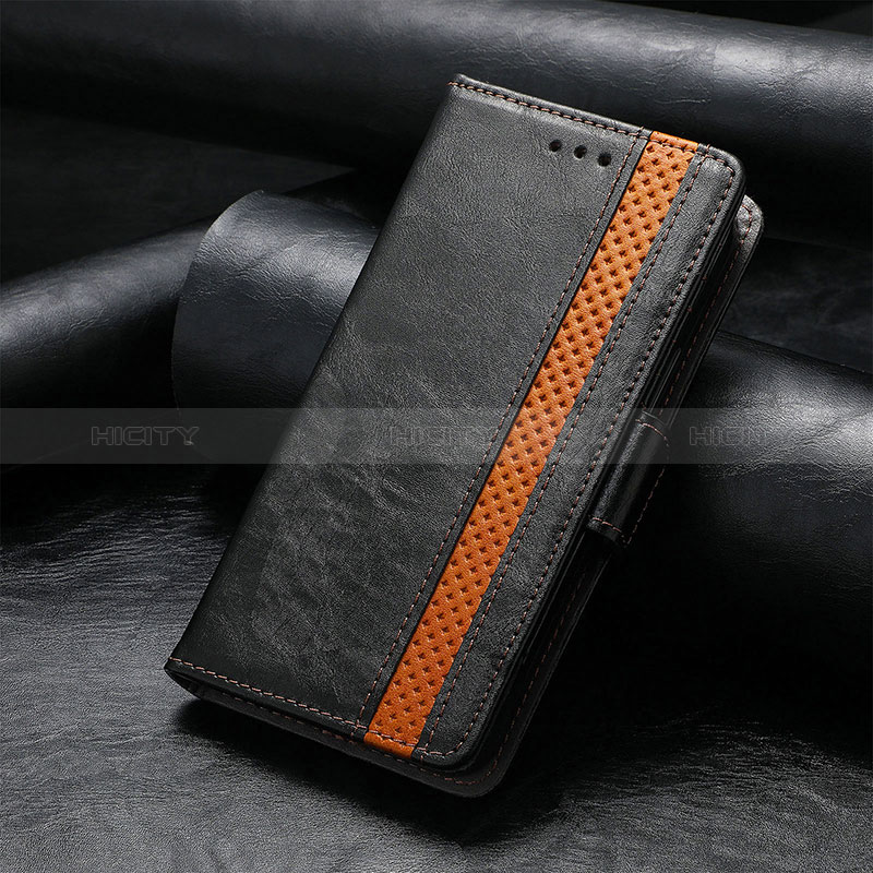 Custodia Portafoglio In Pelle Cover con Supporto S10D per Xiaomi Poco C55 Nero
