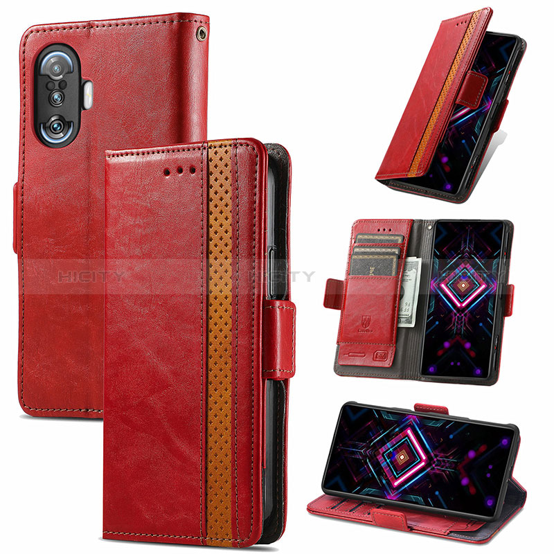 Custodia Portafoglio In Pelle Cover con Supporto S10D per Xiaomi Redmi K40 Gaming 5G