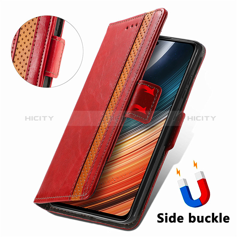 Custodia Portafoglio In Pelle Cover con Supporto S10D per Xiaomi Redmi K40S 5G