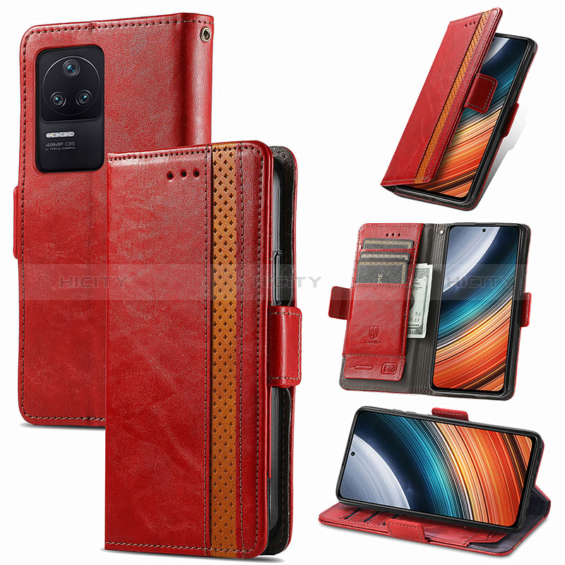 Custodia Portafoglio In Pelle Cover con Supporto S10D per Xiaomi Redmi K40S 5G