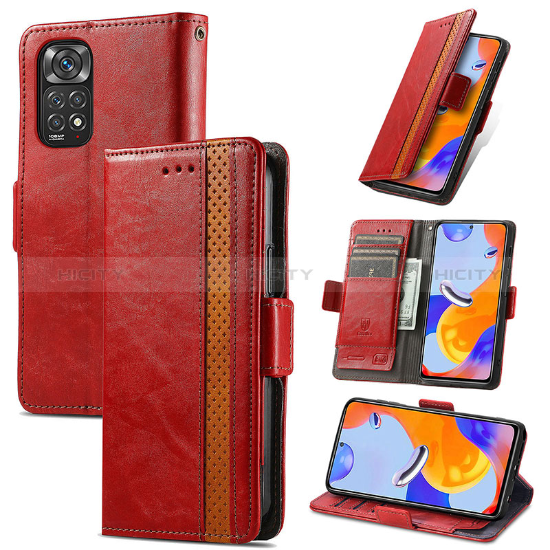 Custodia Portafoglio In Pelle Cover con Supporto S10D per Xiaomi Redmi Note 11 Pro 4G