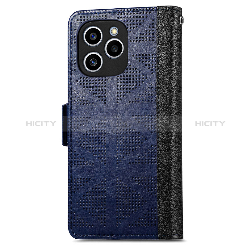 Custodia Portafoglio In Pelle Cover con Supporto S11D per Huawei Honor 60 SE 5G