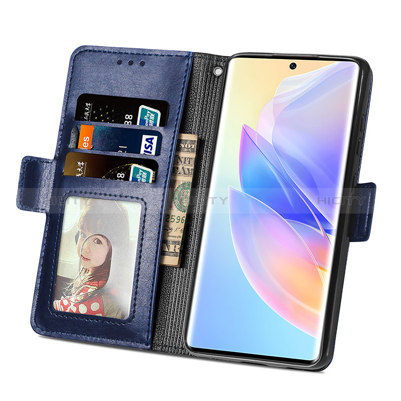 Custodia Portafoglio In Pelle Cover con Supporto S11D per Huawei Honor 60 SE 5G