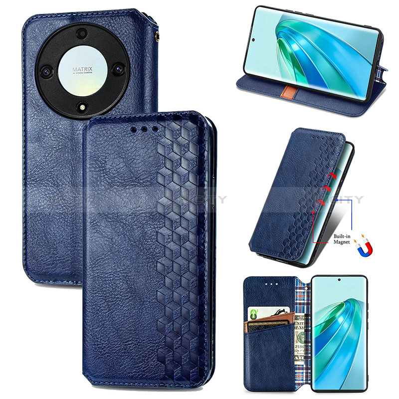 Custodia Portafoglio In Pelle Cover con Supporto S12D per Huawei Honor Magic5 Lite 5G