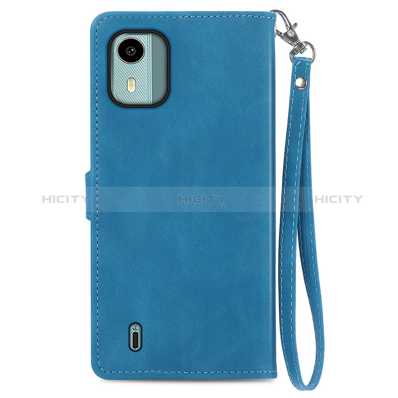 Custodia Portafoglio In Pelle Cover con Supporto S14D per Nokia C12