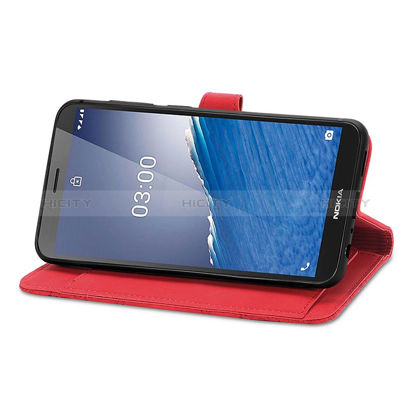 Custodia Portafoglio In Pelle Cover con Supporto S14D per Nokia C3