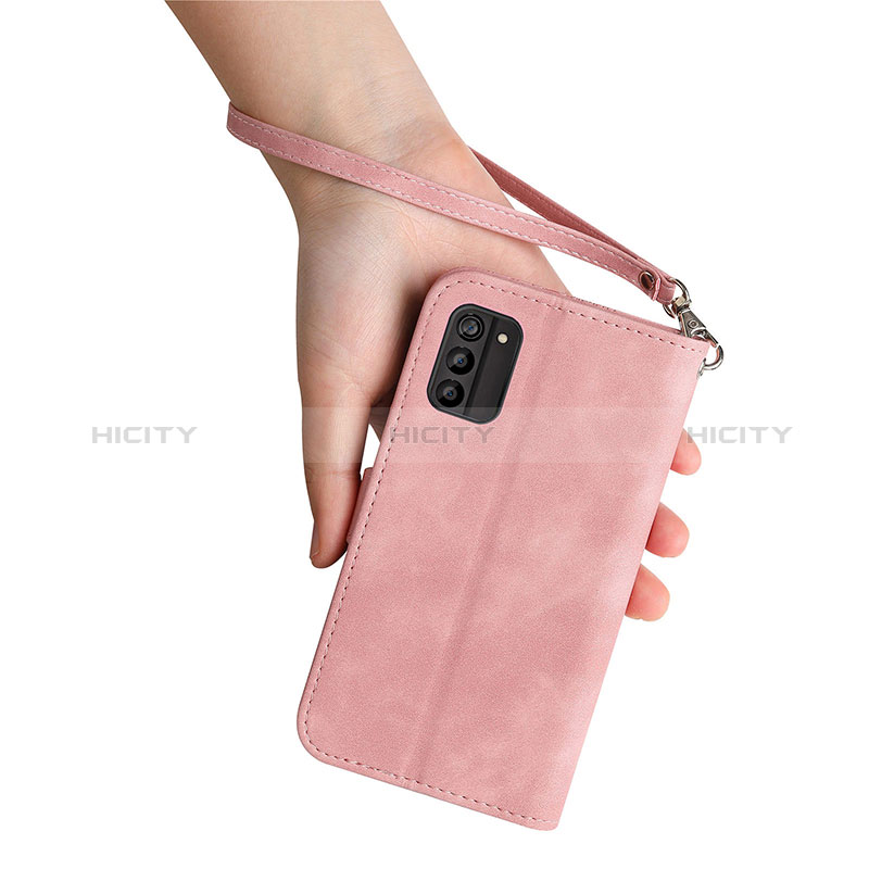 Custodia Portafoglio In Pelle Cover con Supporto S14D per Nokia G100