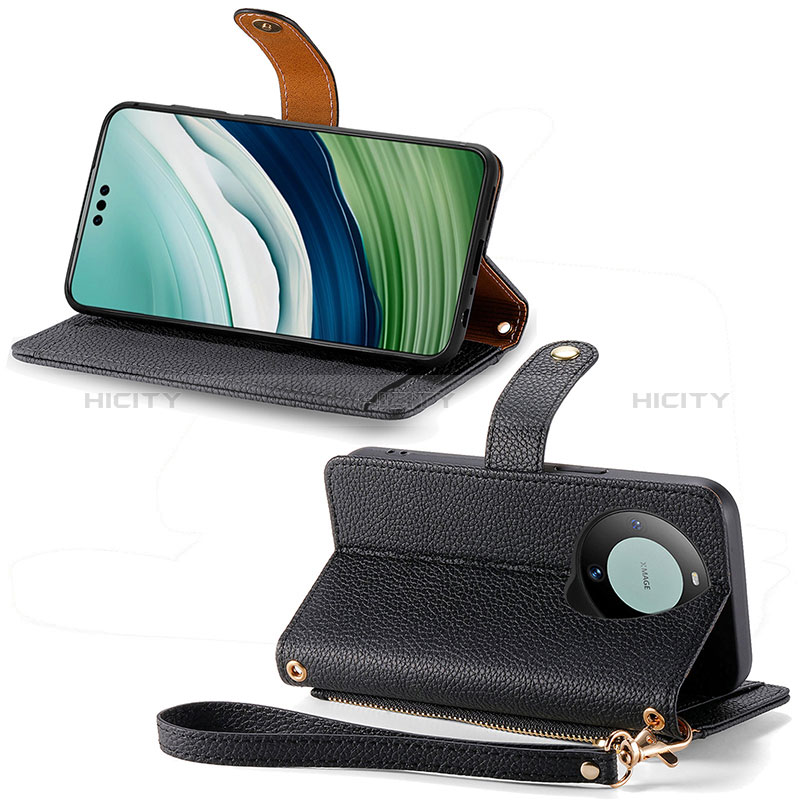 Custodia Portafoglio In Pelle Cover con Supporto S15D per Huawei Mate 60 Pro