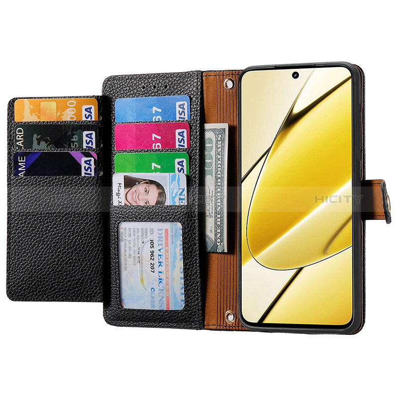 Custodia Portafoglio In Pelle Cover con Supporto S15D per Realme V50s 5G