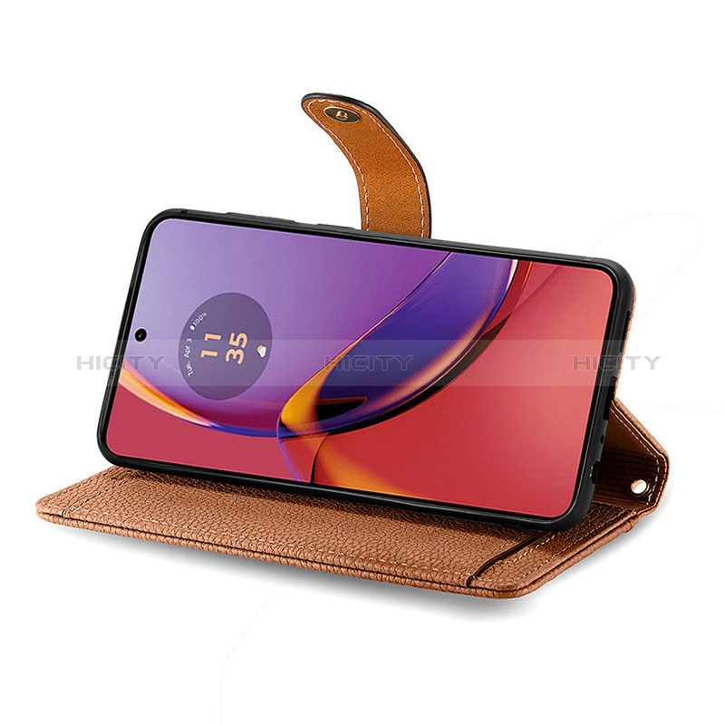 Custodia Portafoglio In Pelle Cover con Supporto S16D per Motorola Moto G84 5G