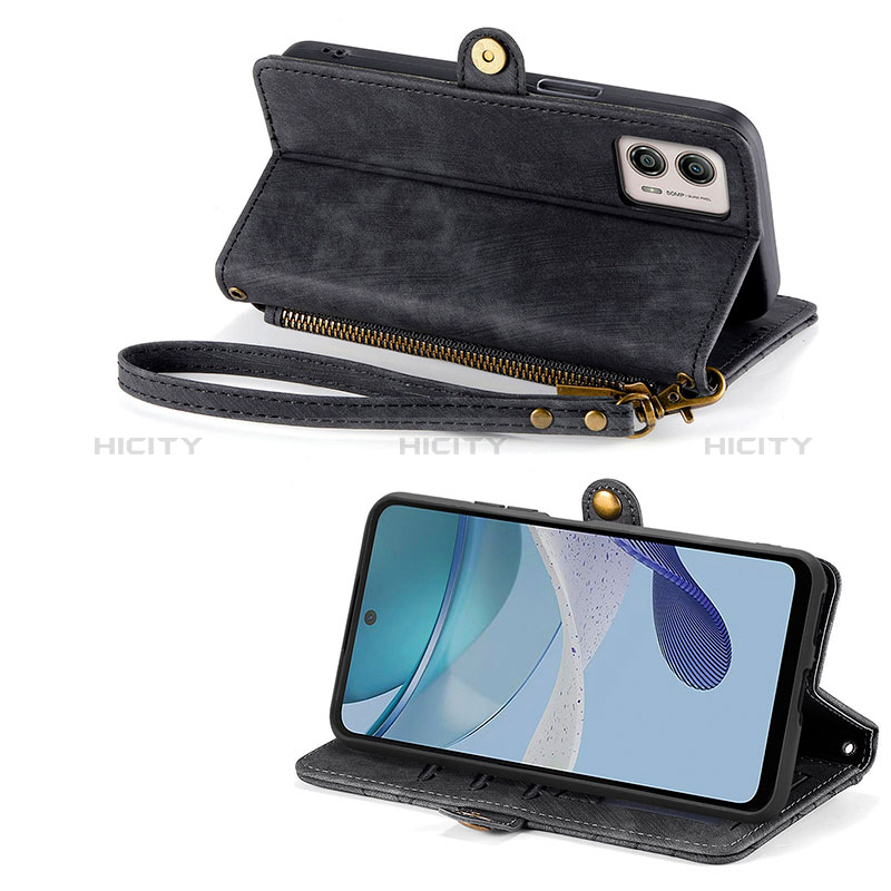 Custodia Portafoglio In Pelle Cover con Supporto S17D per Motorola Moto G53 5G